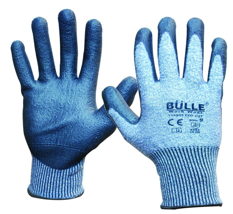 Γάντια Εργασίας Anti Cut με Υαλονήματα/Πολυουρεθάνη BULLE
