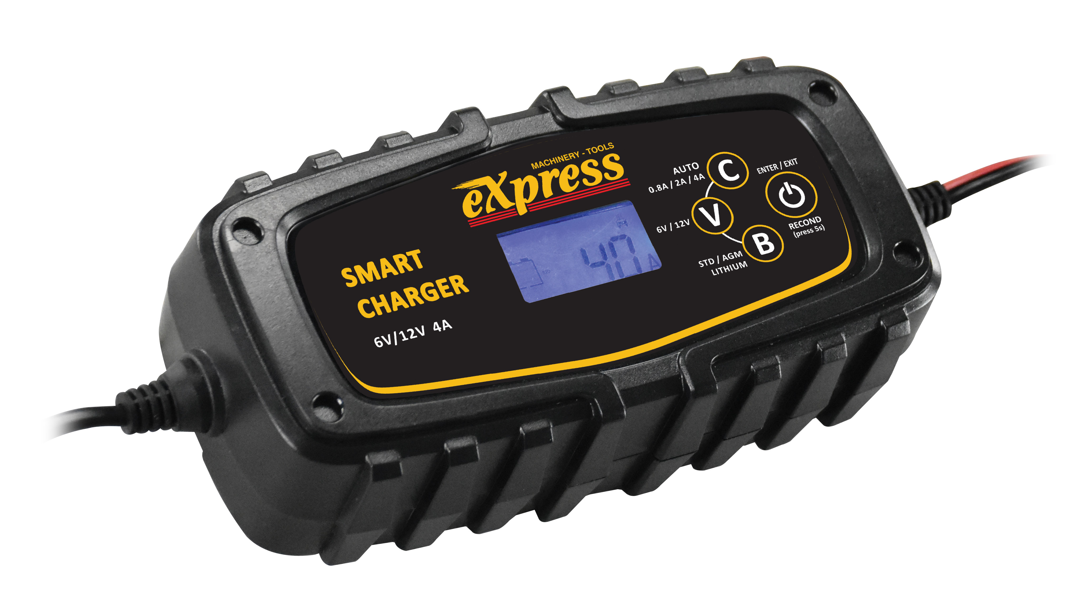 Ηλεκτρονικός Φορτιστής-Συντηρητής μπαταριών 6-12V 4A EXPRESS