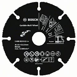 Δίσκος κοπής 115mm σκληρομέταλλου Multi Wheel BOSCH