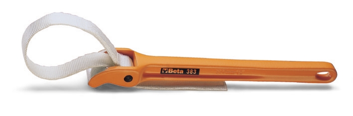 Αναστρεφόμενο κλειδί σωλήνων 90mm με ιμάντα 383 BETA