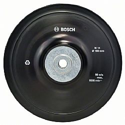 Ελαστικός δίσκος 180mm λείανσης για λειαντικά Fiber, με παξιμάδι BOSCH
