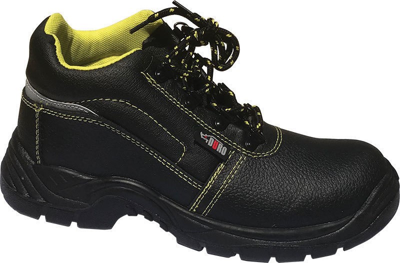 DURO D002 Μποτάκια Δερμάτινα ασφαλείας αδιάβροχα με αντιολισθητική σόλα S3 SRC