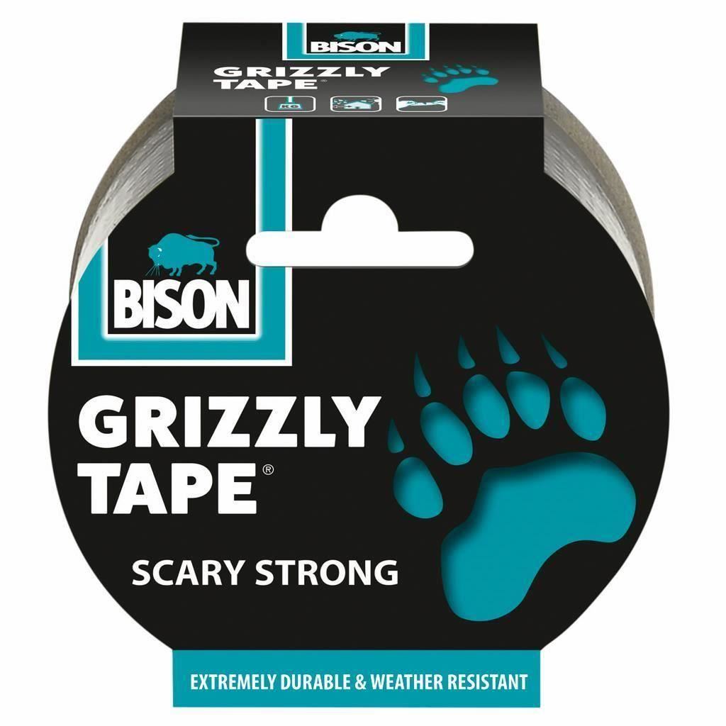 Ταινία Επισκευαστική Γκρί 10 Μέτρα Πανίσχυρη Grizzly Tape BISON