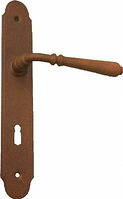 Πόμολο Πόρτας πλάκα Rustique-Σκουριά σειρά FE4 ARIENI