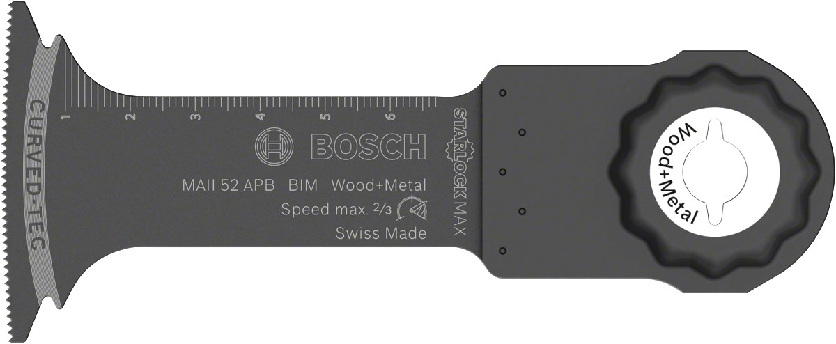 Βυθιζόμενη πριονόλαμα 70mm BIM MAII 52 APB Wood and Metal BOSCH