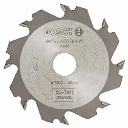 Δίσκος κοπής 105mmΧ20mmΧ8Δ για φρεζοκαβιλιέρα BOSCH