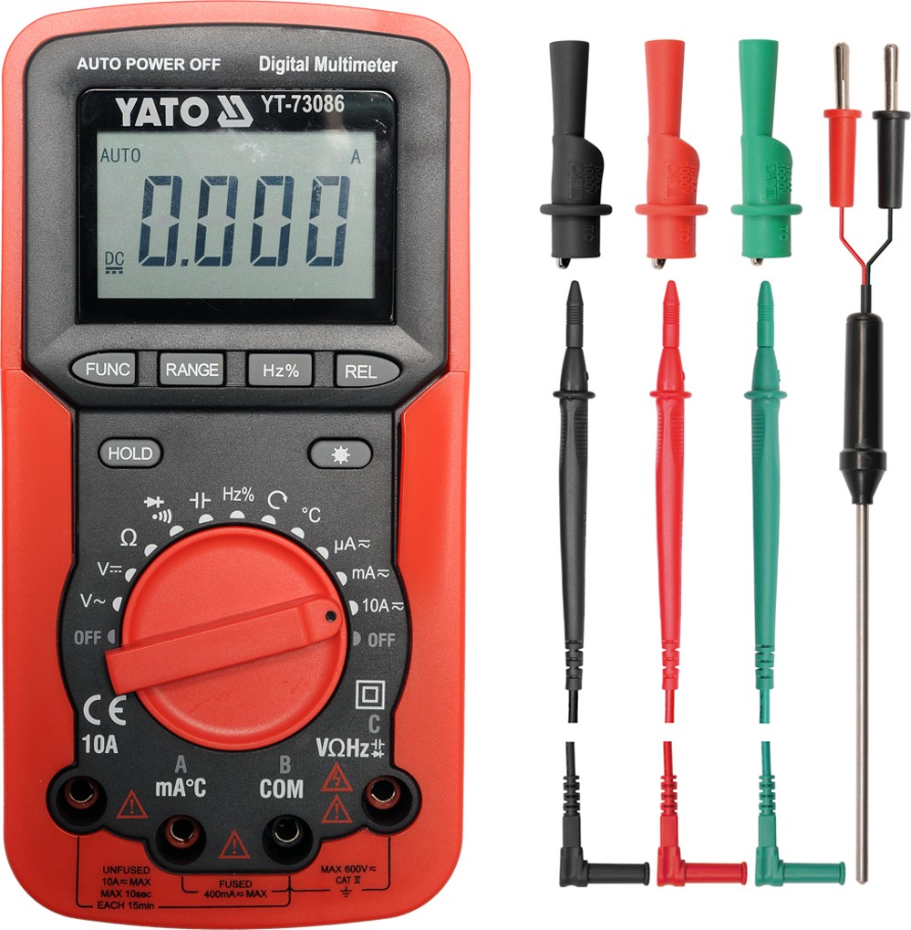 Πολύμετρο & Φασήμετρο ψηφιακό YT-73086 YATO