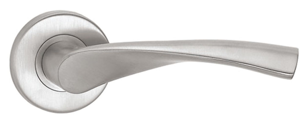 Πόμολο πόρτας με ροζέτα  Ανοξείδωτο INOX