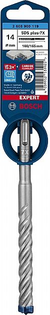 Κρουστικό τρυπάνι (14.0Χ165mm) EXPERT SDS-PLUS-7X BOSCH