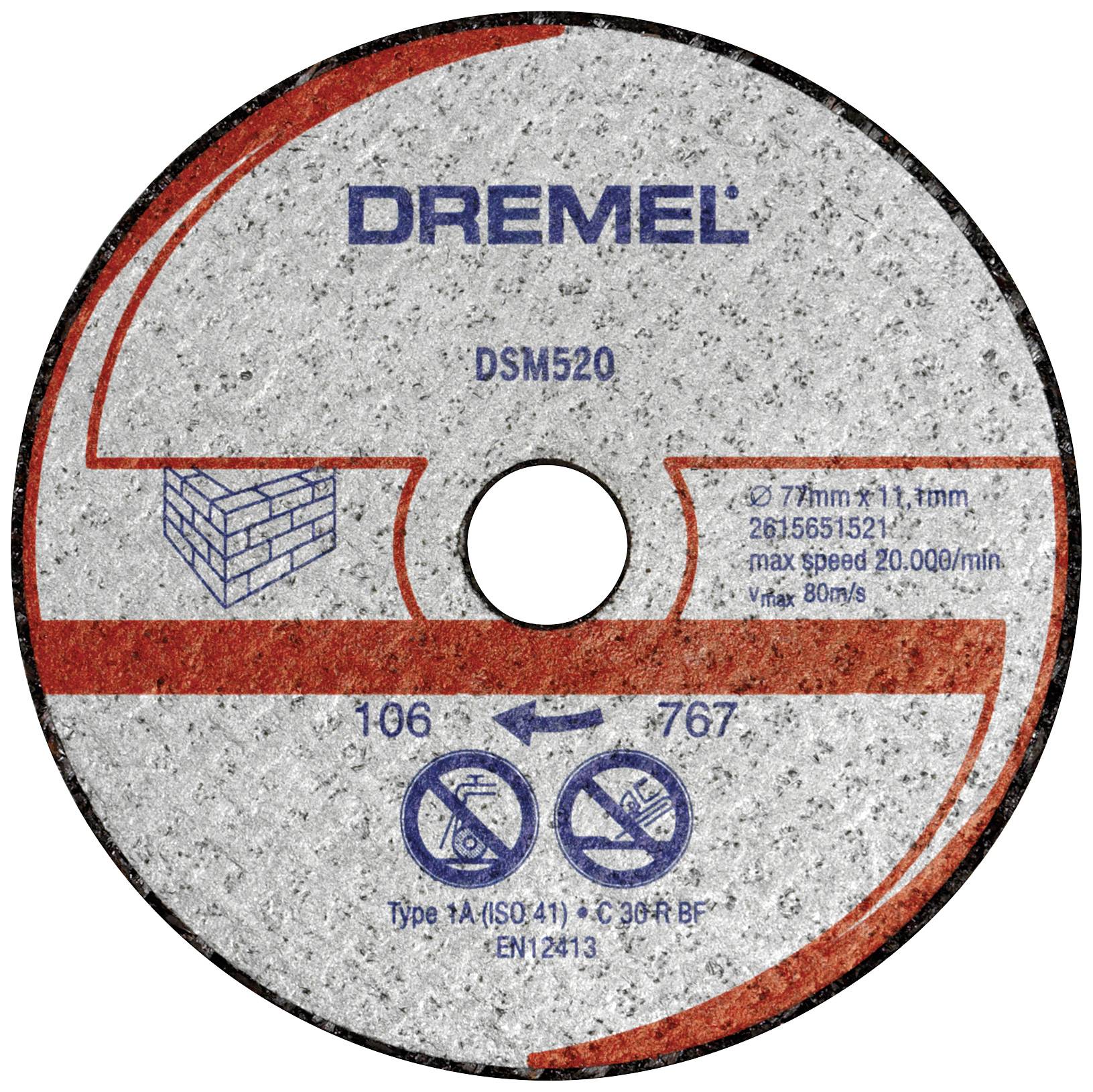 Δίσκος Κοπής Τοιχοποίας DSM520 DREMEL
