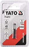 Φρέζα Μετάλλων με Υποδοχή 1/4'' 6.3mm YT-44721 YATO
