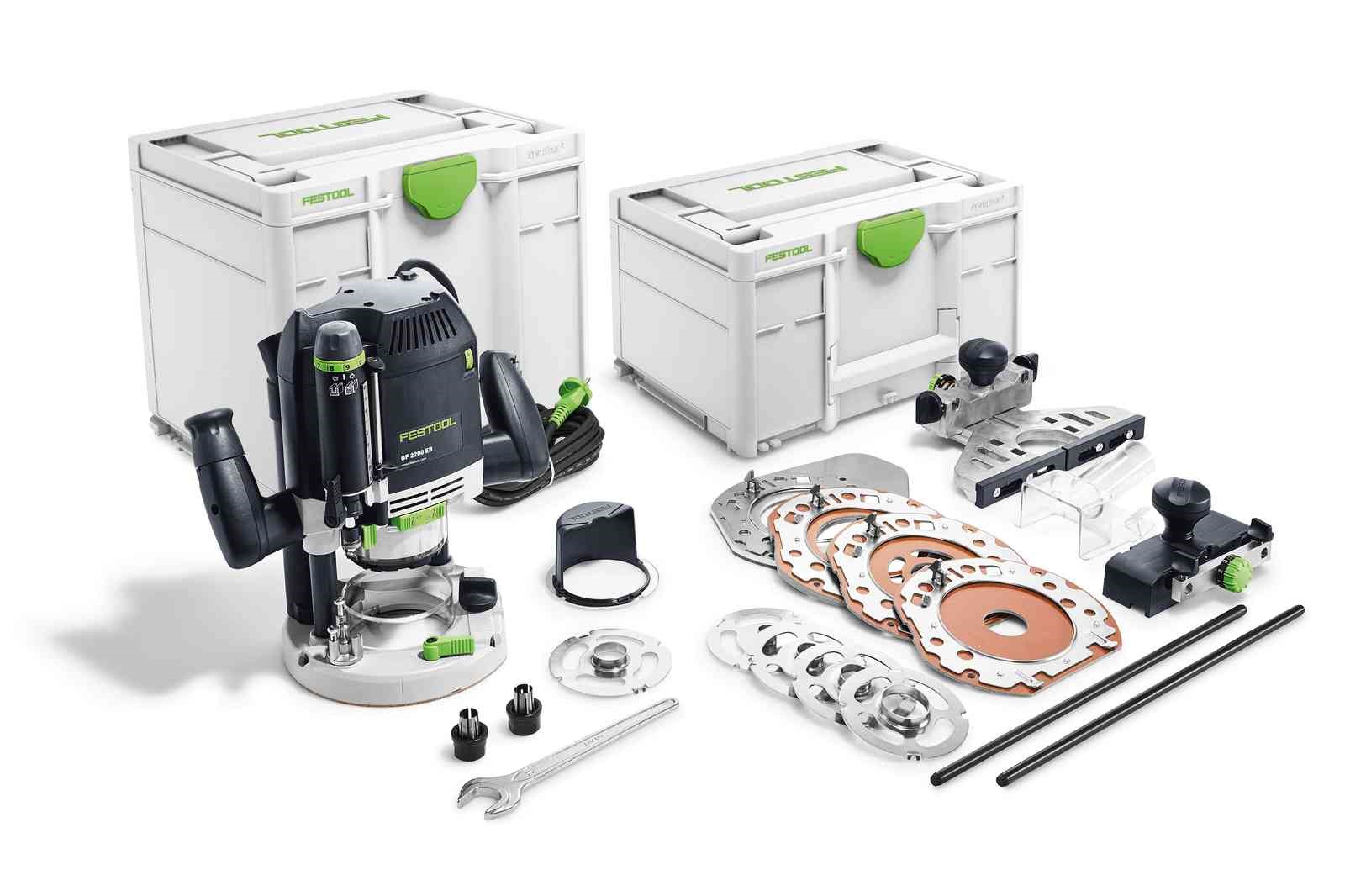 Ρούτερ 2200W σε Κασετίνα με Εξαρτήματα OF 2200 EB-Set FESTOOL