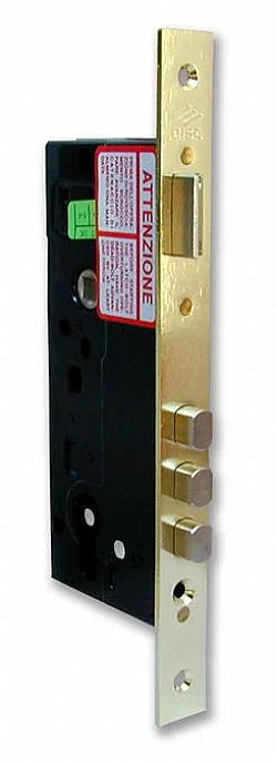 CISA Κλειδαριά ασφαλείας ξύλινης πόρτας με 3 πίρους (χωρίς κύλινδρο).