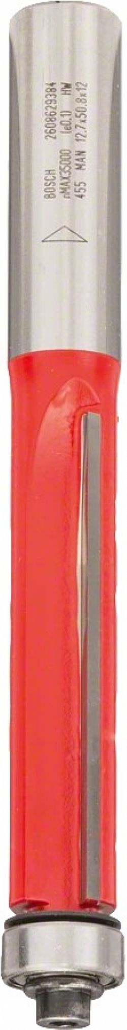 Κοπτικό Ρούτερ Φρέζα Κουρέματος με Ρουλεμάν οδηγό 12mm (D)12.7mm/(L)50,8mm κάτω Δίκοπη Σκληρομέταλλο BOSCH