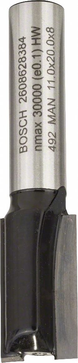 Κοπτικό Ρούτερ Φρέζα Αυλακώσεων Δίκοπη 8mm (D)11.0mm/(L)-19.6mm Σκληρομέταλλο BOSCH