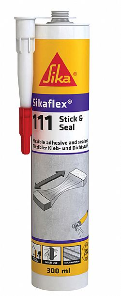 SIKA SIKAFLEX 111 STICK+SEAL, ΕΥΚΑΜΠΤΟ ΣΥΓΚΟΛΛΗΤΙΚΟ, 290 ML,  