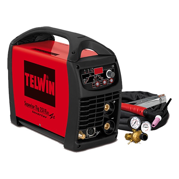 Ηλεκτροκόλληση INVERTER 400V SUPERIOR TIG 251 DC-HF/LIFT VRD TELWIN