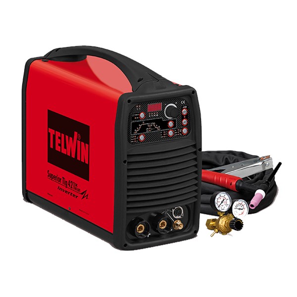 Ηλεκτροκόλληση INVERTER 400V SUPERIOR TIG 421 DC-HF/LIFT TELWIN