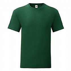 FRUIT OF THE LOOM ICONIC 150T Ανδρικό μπλουζάκι slim fit Σκούρο Πράσινο