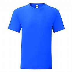FRUIT OF THE LOOM ICONIC 150T Ανδρικό μπλουζάκι slim fit Μπλε Ρουαγιάλ