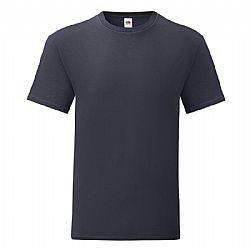 FRUIT OF THE LOOM ICONIC 150T Ανδρικό μπλουζάκι slim fit Σκούρο Μπλε