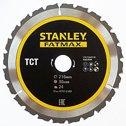 Δίσκος Ξύλου Διαμαντέ 216mm Χ 30mm X 24Δ FATMAX STANLEY