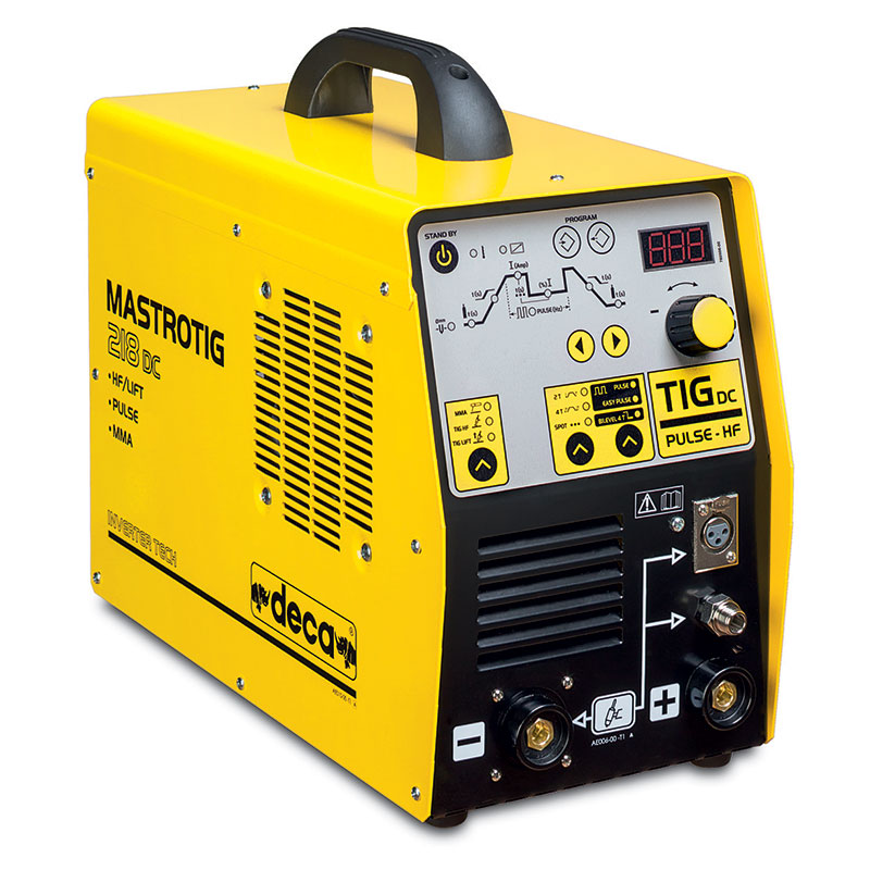 DECA MASTROTIG 218 DC Ηλεκτροκόλληση Inverter 220V DC παλμ.HF/LIFT TIG 200A