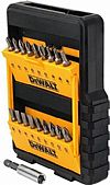 Dewalt Σετ 36τεμ., Διαμαντοτρύπανο, HSS Τρυπάνια με Κυλινδρικό Στέλεχος για Μέταλλο, Μύτες