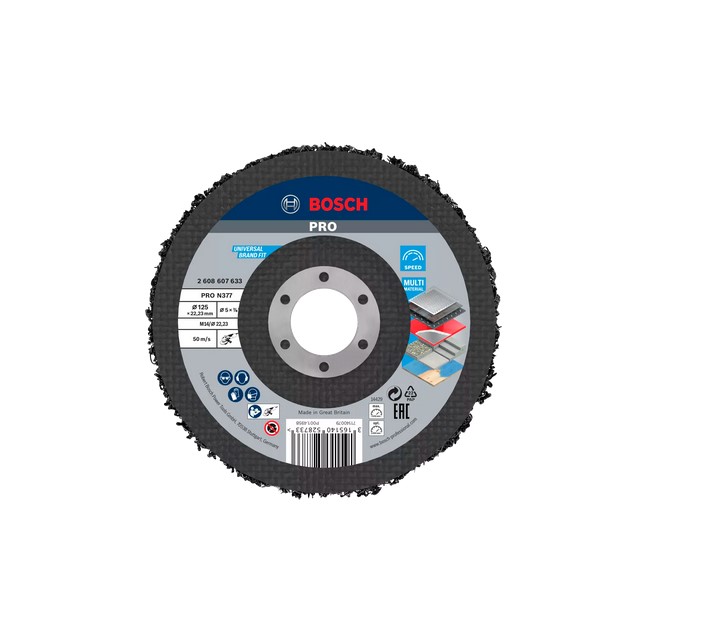 BOSCH Δίσκος Kαθαρισμού PRO N377 Multi Material 125mm