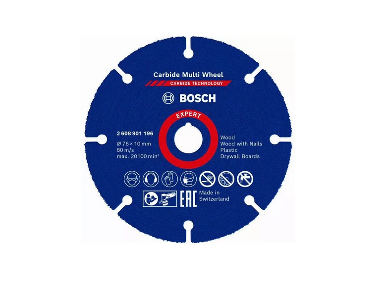 BOSCH EXPERT 76mm/10mm Δίσκος κοπής EXPERT Carbide Multi Wheel