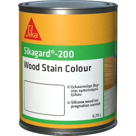 SIKAGARD-200 Wood Stain Colour (Βερνίκι Εμποτισμού) σε χρώμα Μαόνι