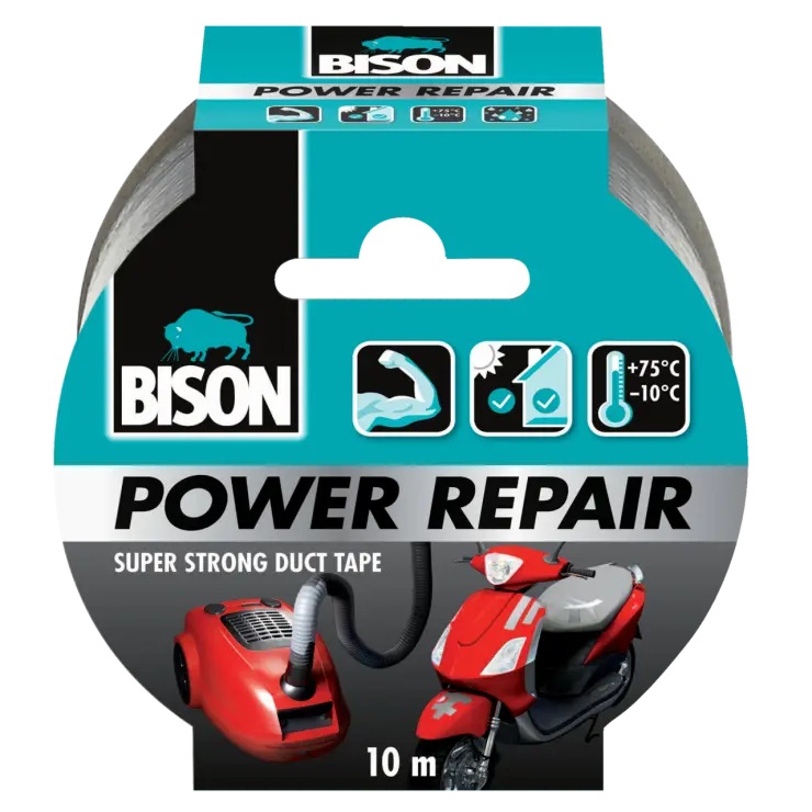 BISON Power Repair Υφασμάτινη κολλητική ταινία 0.22x50mm 10mt