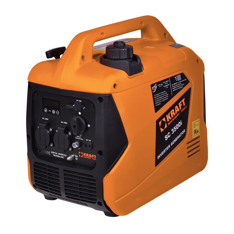 KRAFT 3500i Αθόρυβη Γεννήτρια Inverter Βενζίνης κλειστού τύπου, τετράχρονη με μίζα 3000W