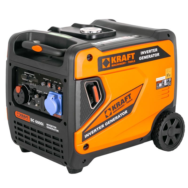KRAFT SC 6000i Αθόρυβη Γεννήτρια Inverter Βενζίνης κλειστού τύπου, τετράχρονη με μίζα 6000W