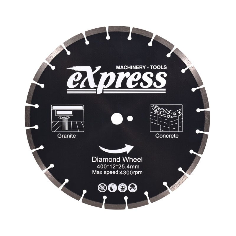 EXPRESS Δίσκος κοπής Μπετόν, Ασφάλτου & Γρανίτη Φ 400x12x25.4x4.0mm 