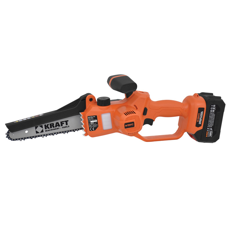 KRAFT Κλαδευτικό Αλυσοπρίονο Μπαταρίας 20cm, 21V, 2x4Ah Li-Ion