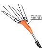 KRAFT Ελαιοραβδιστικό 34V, 3kg (Κοντάρι Carbon Fiber 2,3-3m) 