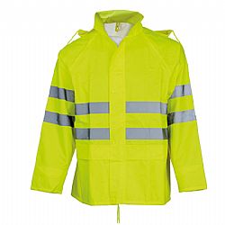 FAGEO Αδιάβροχο σακάκι  υψηλής ευκρίνειας με ανακλαστικές ταινίες, Kίτρινο Φωσφοριζέ σειρά 003RT