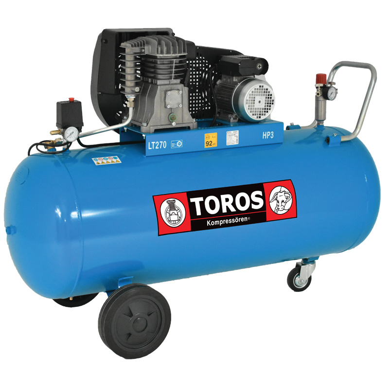 TOROS N5-270C-5.5T Αεροσυμπιεστής με Ιμάντα, 5.5hp, 270lt, 400V/50Hz TOROS N5-270C-5.5T Αεροσυμπιεστής με Ιμάντα, 5.5hp, 270lt, 400V/50Hz