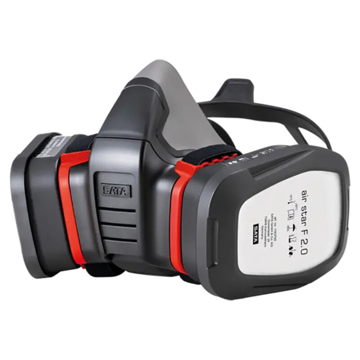 SATA ΜΑΣΚΑ ΜΙΣΟΥ ΠΡΟΣΩΠΟΥ ΕΝΕΡΓΟΥ ΑΝΘΡΑΚΑ AIR STAR F 2.0 - A2 : P3 RD