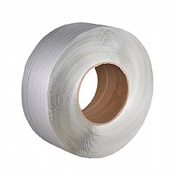 UNIMAC ΠΛΑΣΤΙΚΟ ΤΣΕΡΚΙ ΠΟΛΥΠΡΟΠΥΛΕΝΙΟΥ (ΡΡ) 12mmx0.6mmxΦ210-3000 ΜΕΤΡΑ ΛΕΥΚΟ-HIGH STRENTH