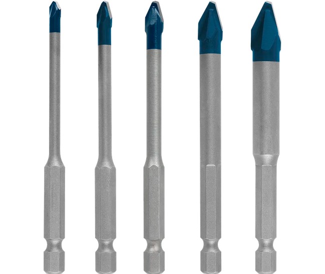 BOSCH Σετ Tρυπανιών EXPERT HEX-9 HardCeramic 5τεμ.