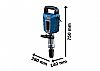 BOSCH PRO GSH 14C Πιστολέτο Κατεδαφίσεων 1750W, 28J Hex22mm BOSCH PRO GSH 14C Πιστολέτο Κατεδαφίσεων 1750W, 28J Hex22mm
