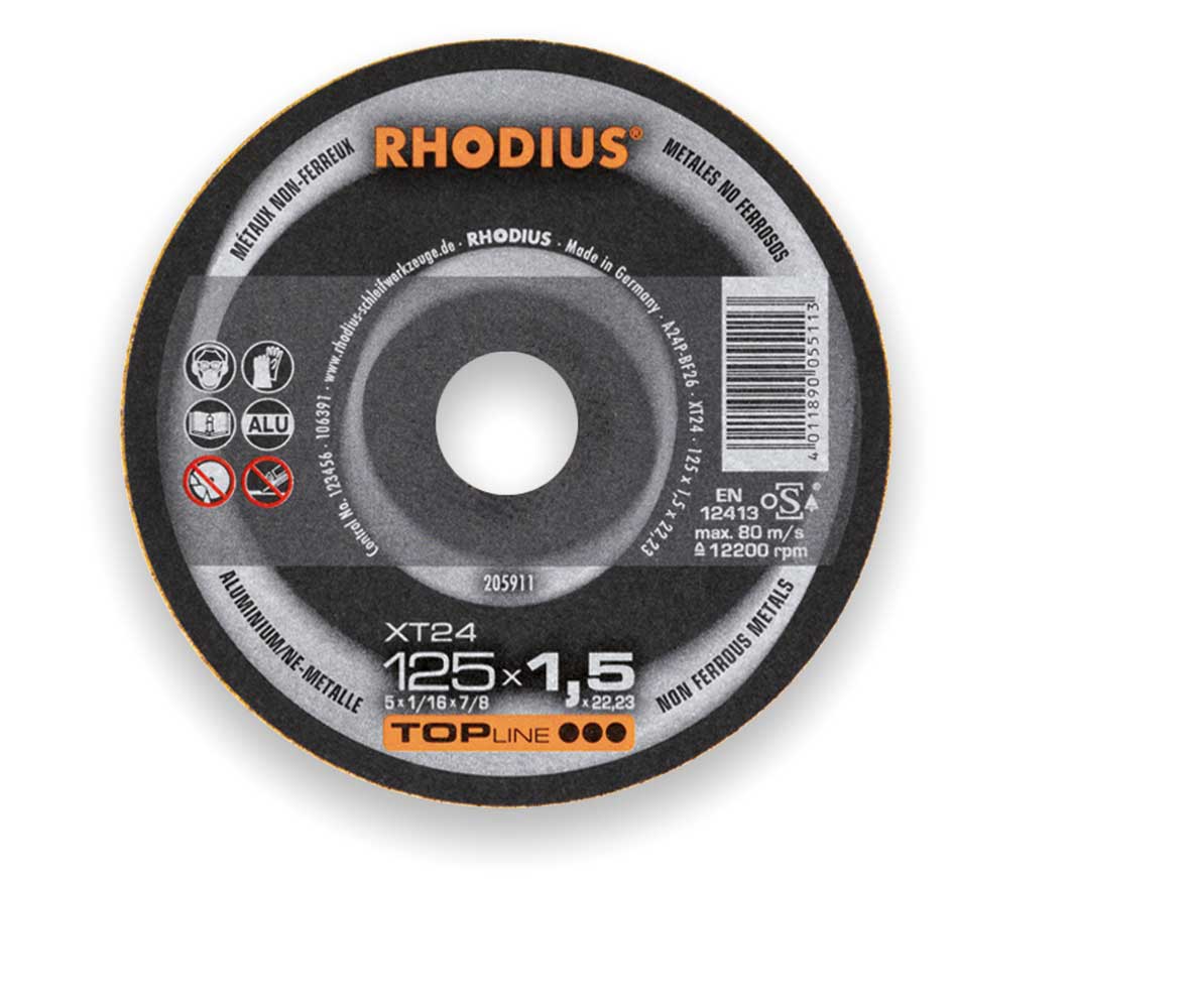 Δίσκος κοπής Αλουμινίου XT24 RHODIUS Δίσκος κοπής Αλουμινίου XT24 RHODIUS