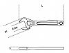 Γαλλικό Κλειδί 100mm με Κλίμακα Επιχρωμιωμένο 111 BETA