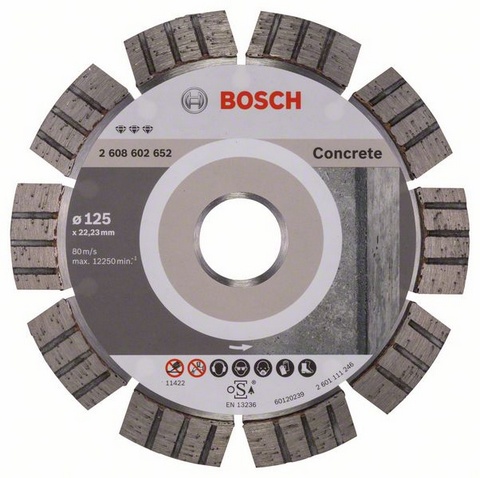 Διαμαντόδισκος κοπής 125mm μπετόν Best for Concrete BOSCH
