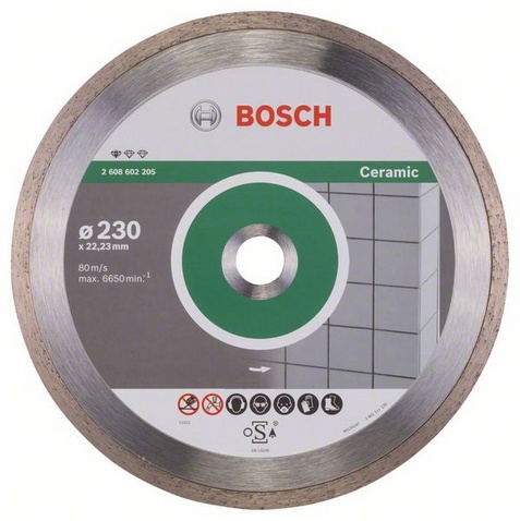 Διαμαντόδισκος Κοπής 230mm Standard for Ceramic BOSCH
