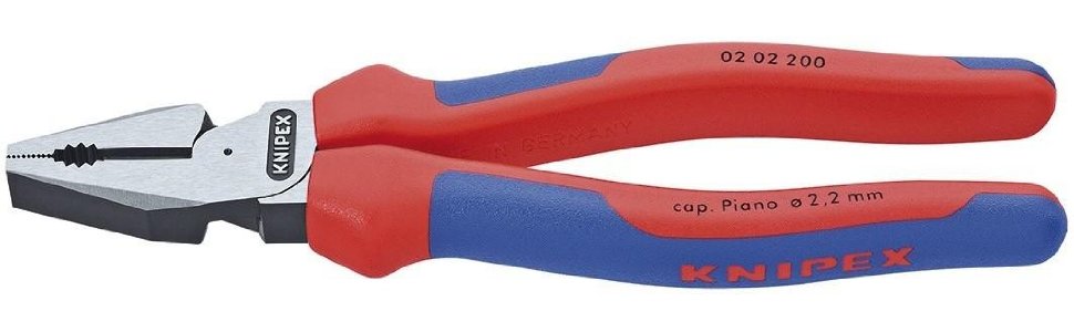 Πένσα 200mm Ατσαλοσύρματος με Υπομόχλιο 0202200 KNIPEX