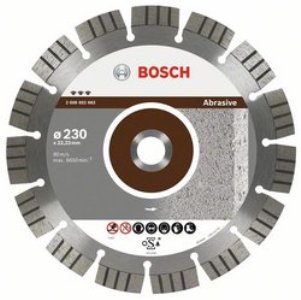Διαμαντόδισκος 115mm κοπής Τραχιών υλικών Best for Abrasive BOSCH